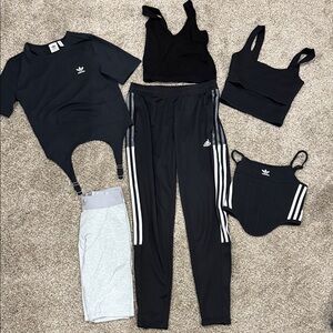 Adidas Black and White Activewear Collection
